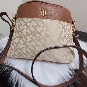 Tommy Hilfiger small cross body brown bag